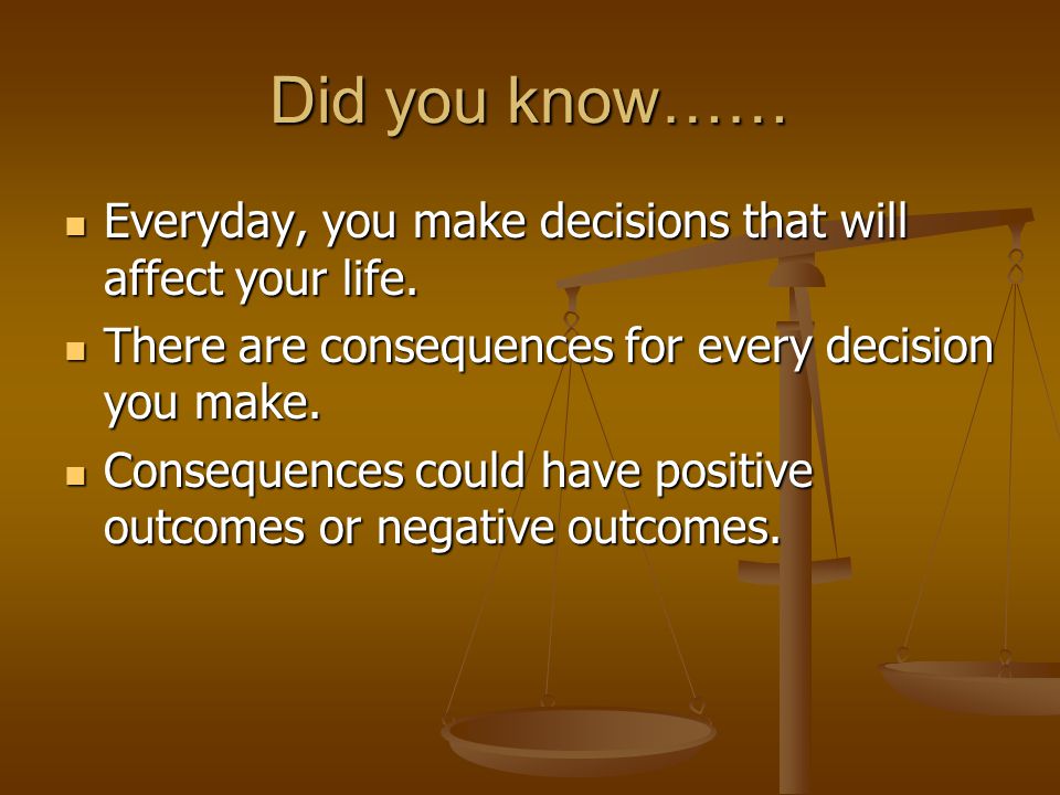 G.R.E.A.T Decisions Happy Monday Happy Monday. Did you know…… Everyday, you make  decisions that will affect your life. Everyday, you make decisions that. -  ppt download