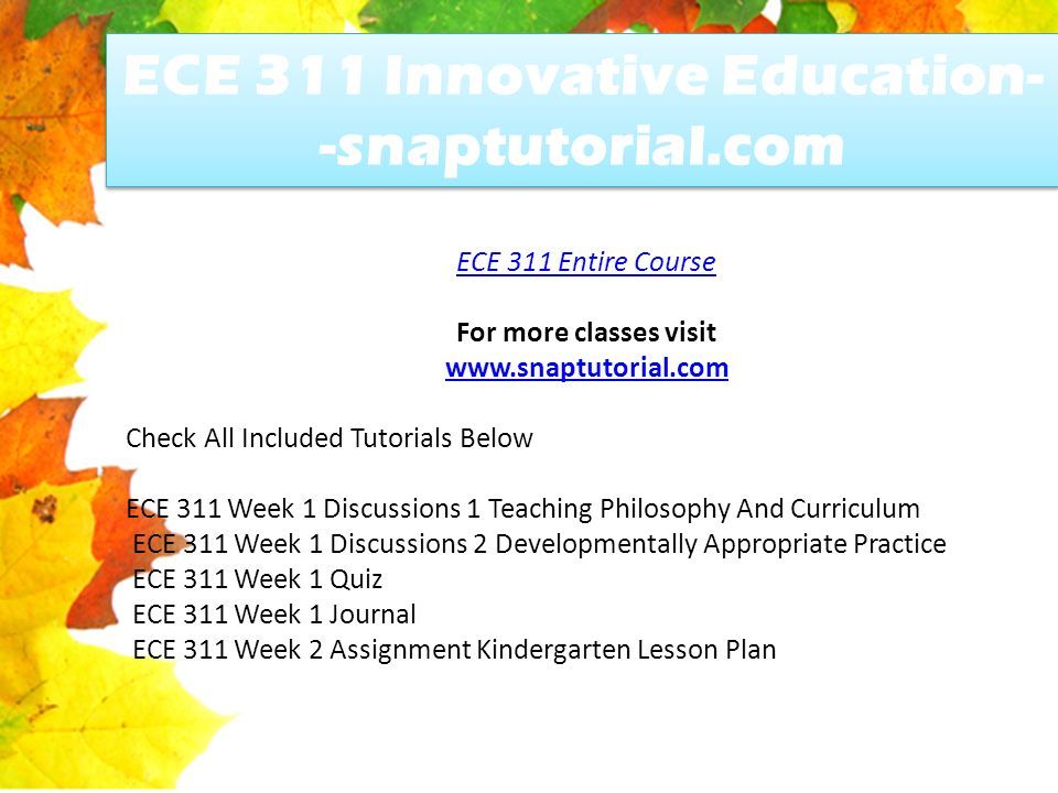 More On Developmentally Appropriate >> Ece 311 Innovative Education Snaptutorial Com Ppt Download More On Developmentally Appropriate >> Ece 311 Innovative Education Snaptutorial Com Ppt Download