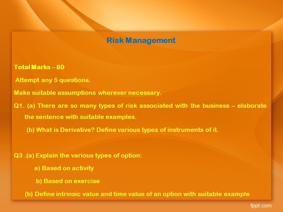 Risk Management Ppt Download risk-management-ppt-download