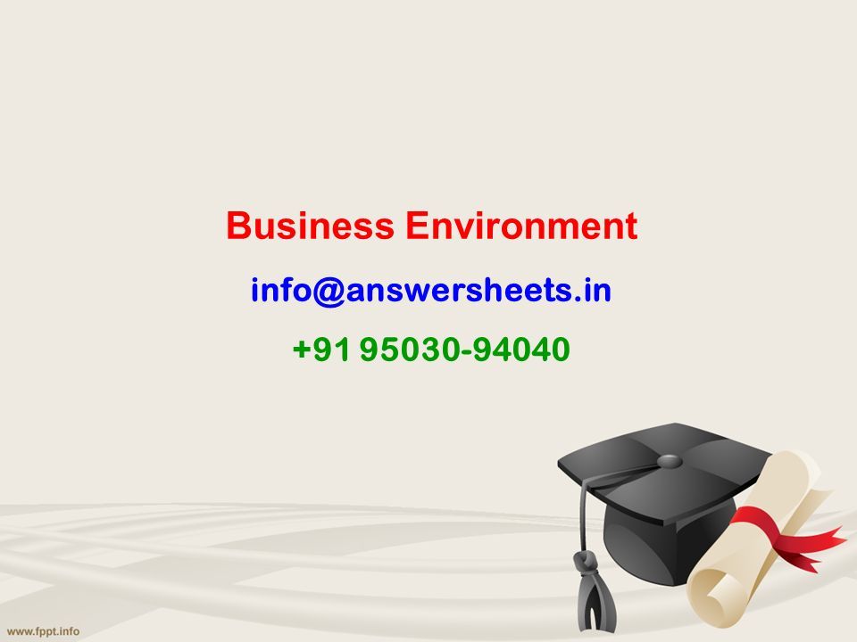 Business Environment - Ppt Download