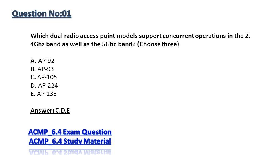 Download ACMP_6.4 Exam Dumps Questions & Answers - ACMP_6.4 Braindumps ...