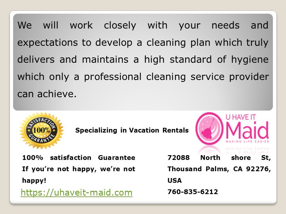 We will work closely with your needs and expectations to develop a cleaning plan which truly delivers and maintains a high standard of hygiene which only a professional cleaning service provider can achieve.