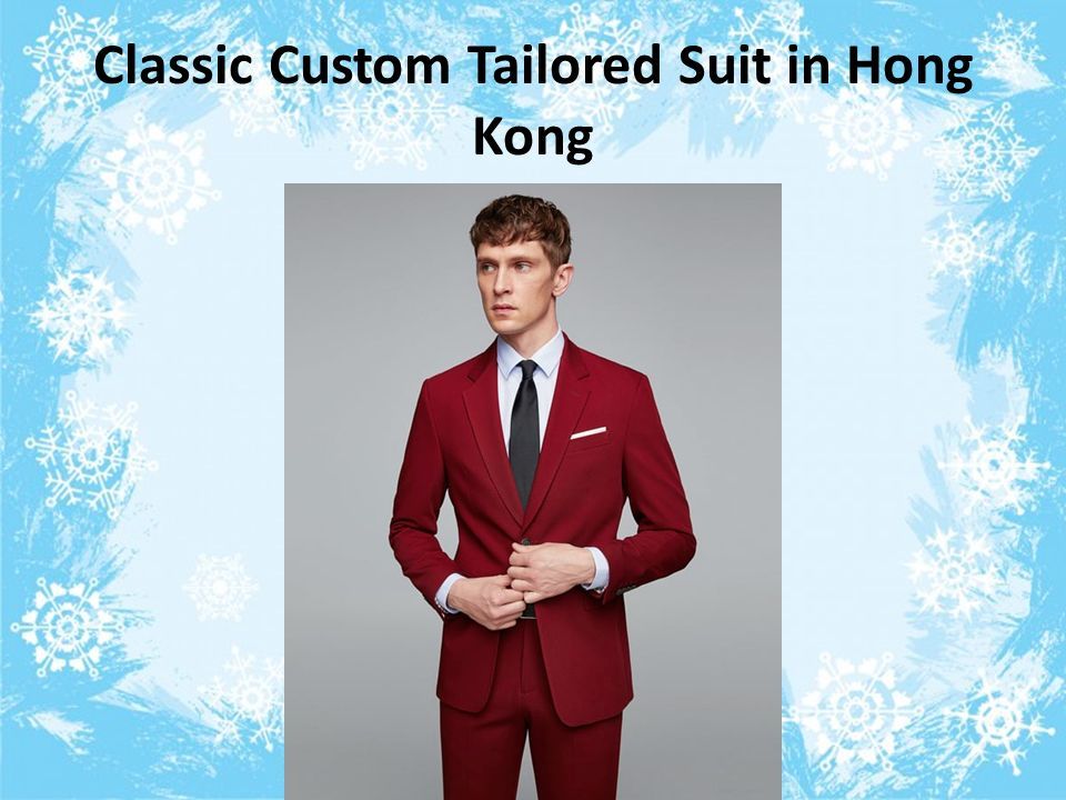 Classic Custom Tailored Suit in Hong Kong