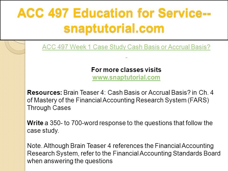 financial accounting research system