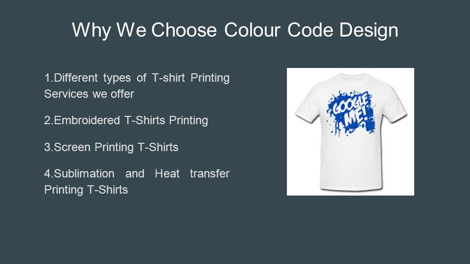 Best T-Shirt Printing In Abu Dhabi By Colour Code Printing and Advertising  LLC. - ppt download