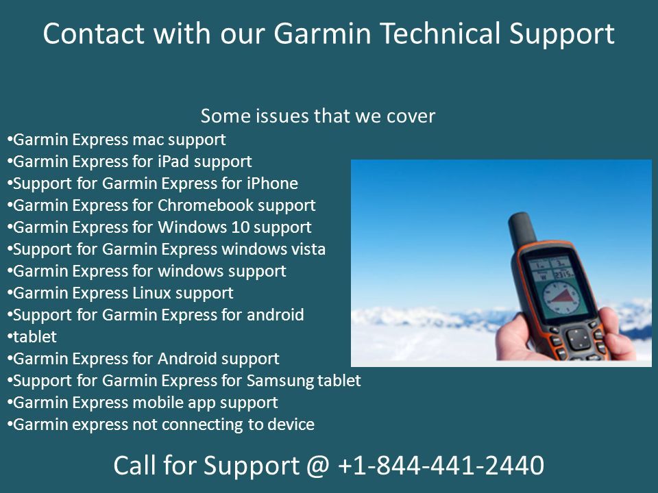 støj Snestorm analysere Garmin Express Support Service Call for support @ +1-844-441-2440 - ppt  download