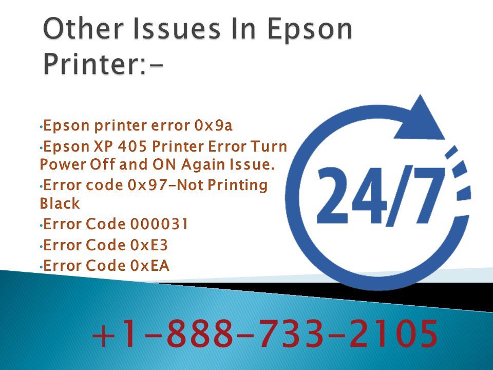 USB Error Message For An Epson Printer ppt download