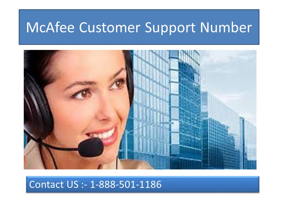 Mcafee support number ppt download