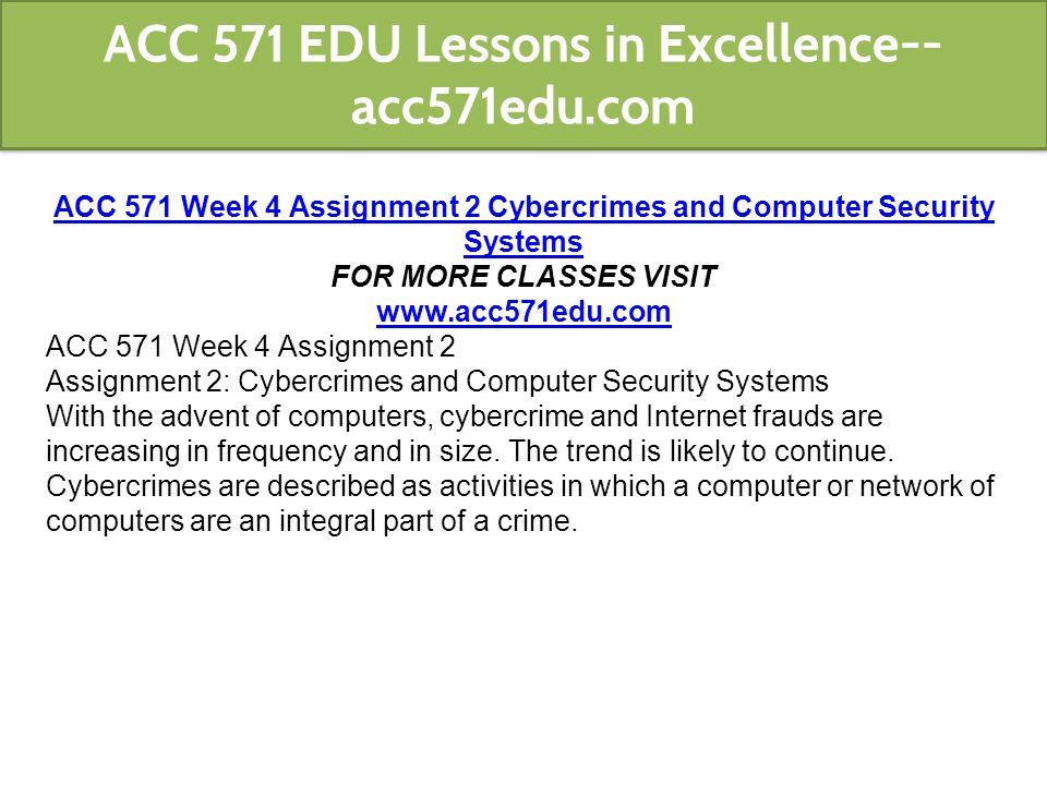 Acc 571 edu lessons in excellence acc571edu ppt download