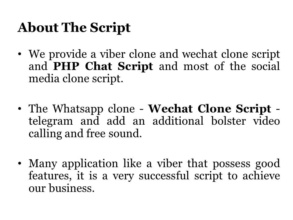 Viber clone wechat clone script wechat clone php chat script