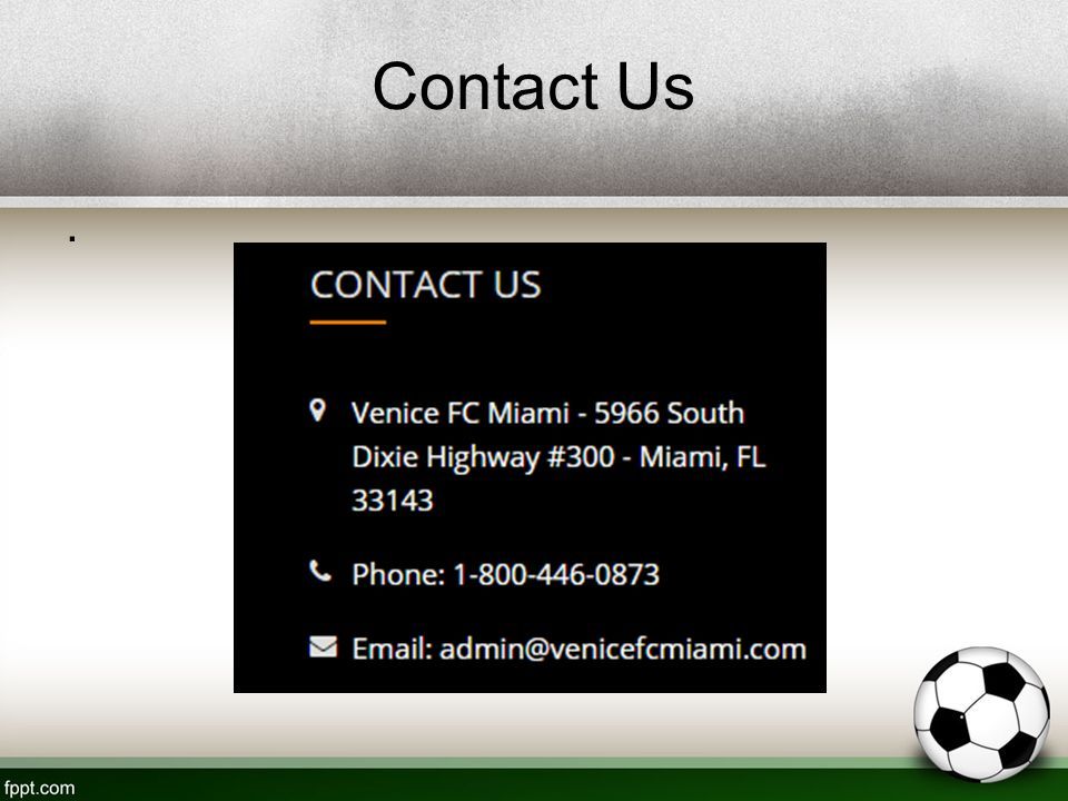 Contact Us.
