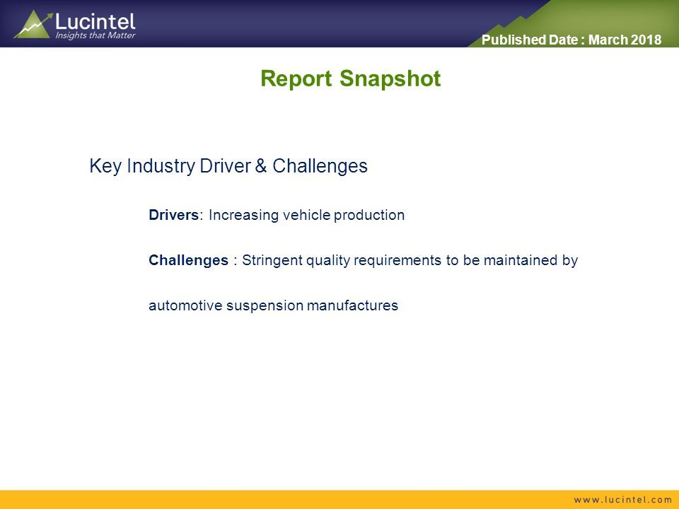 Growth opportunities in the global automotive suspension market trends