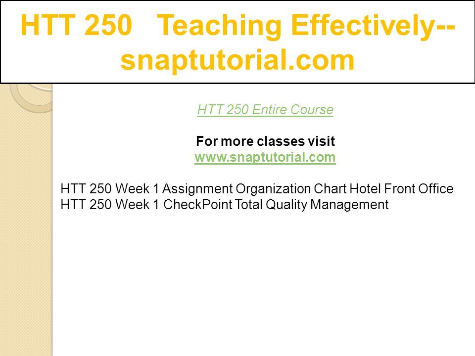 Visiting Teaching Organization Chart