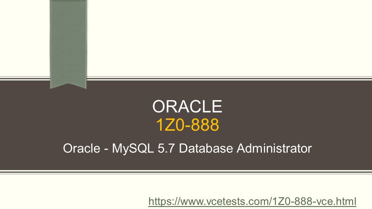 1z0 888 oracle vce questions ppt download
