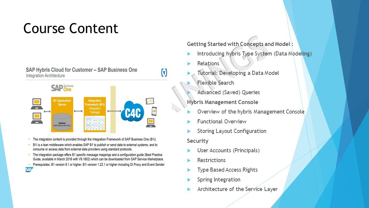 Sap hybris overview sv trainings sap hybris training program is