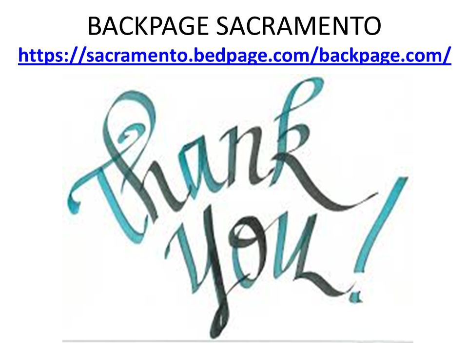 Backpages Sac