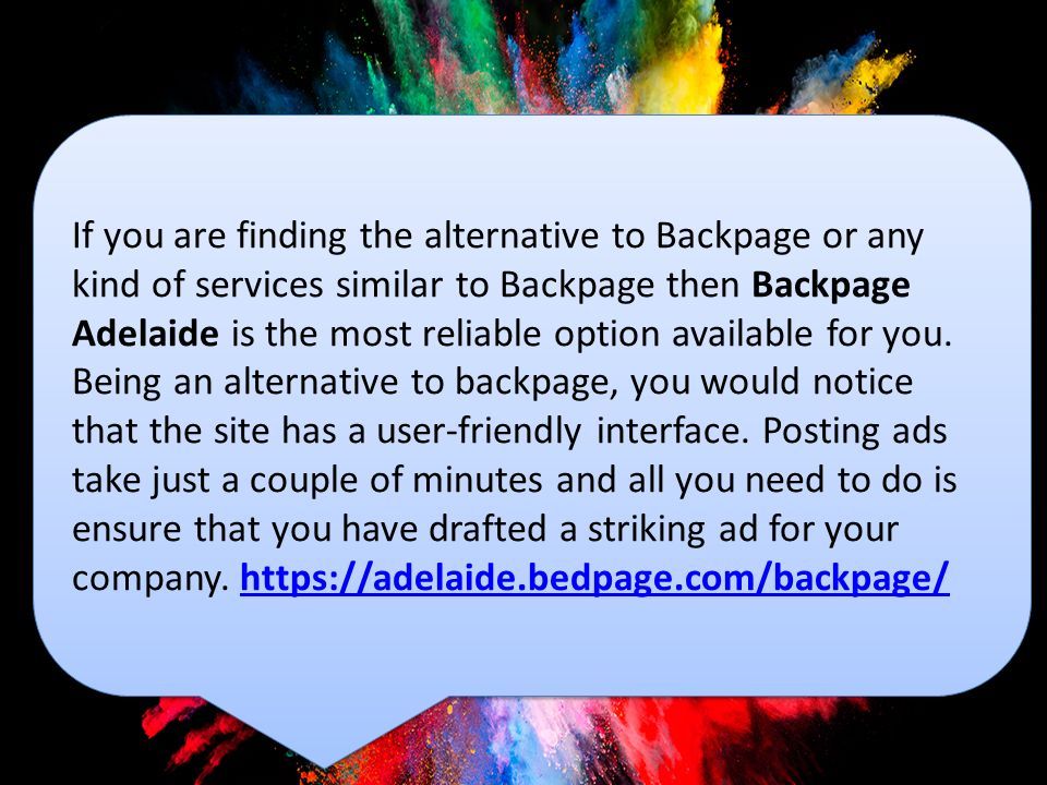 If you are finding the alternative to Backpage or any kind of services simi...