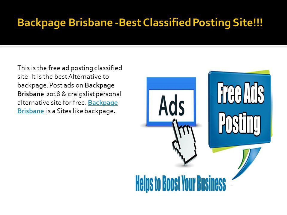 Websites like backpage craigslist