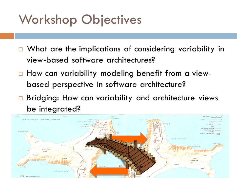 Workshop Objectives  What are the implications of considering variability in view-based software architectures.