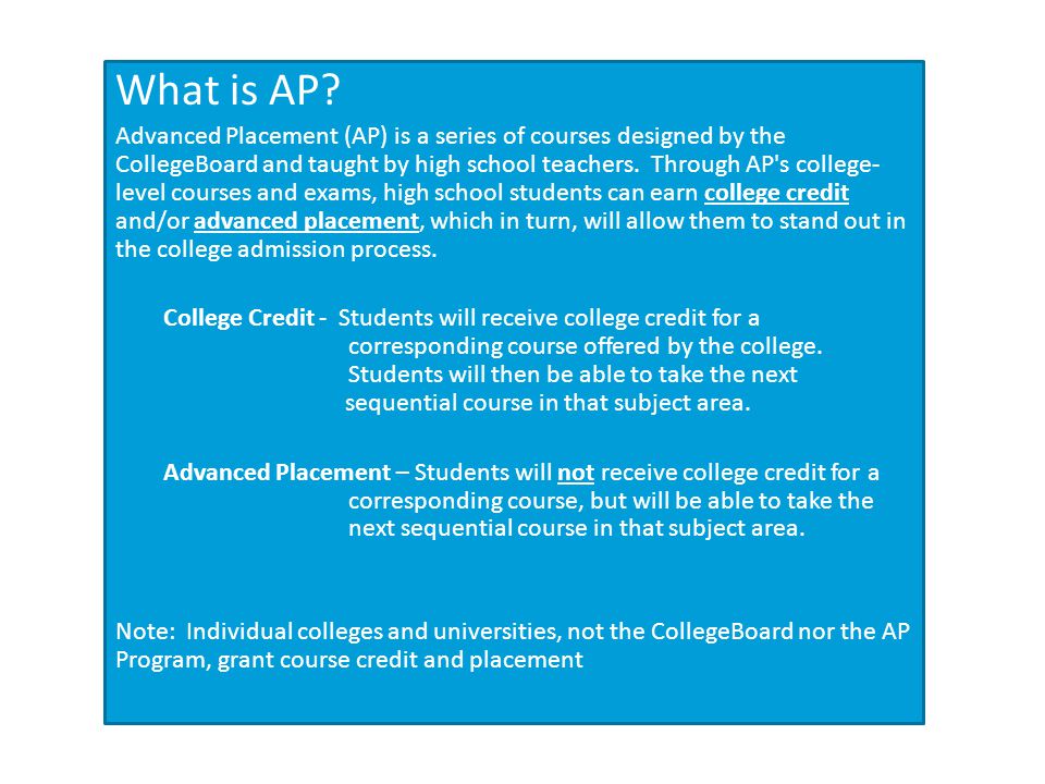 What is AP.