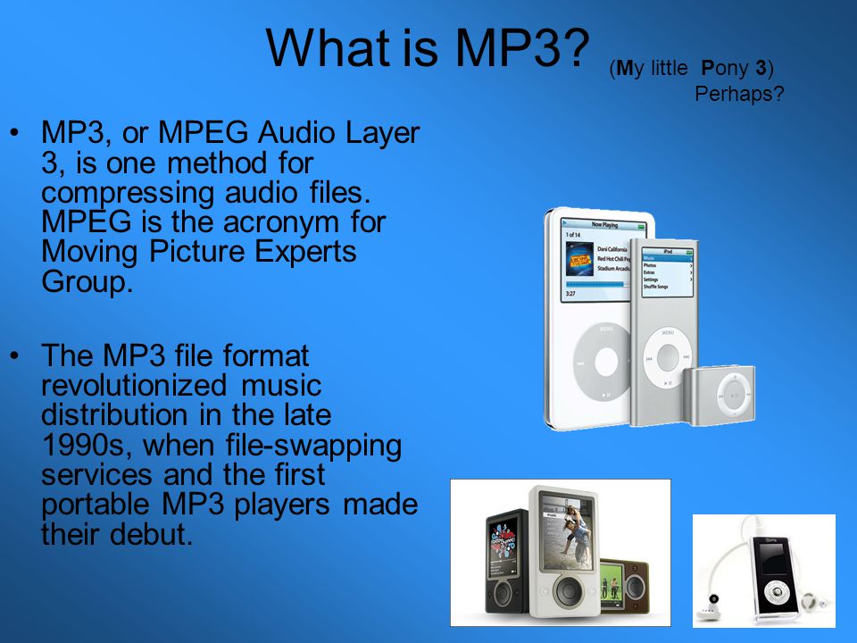 How a MP3 Player Works and Operates. By: Kyle Anderson & Michael Theis. -  ppt download