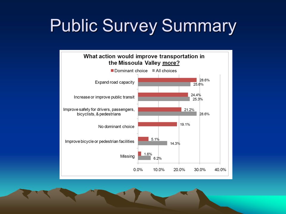 Public Survey Summary