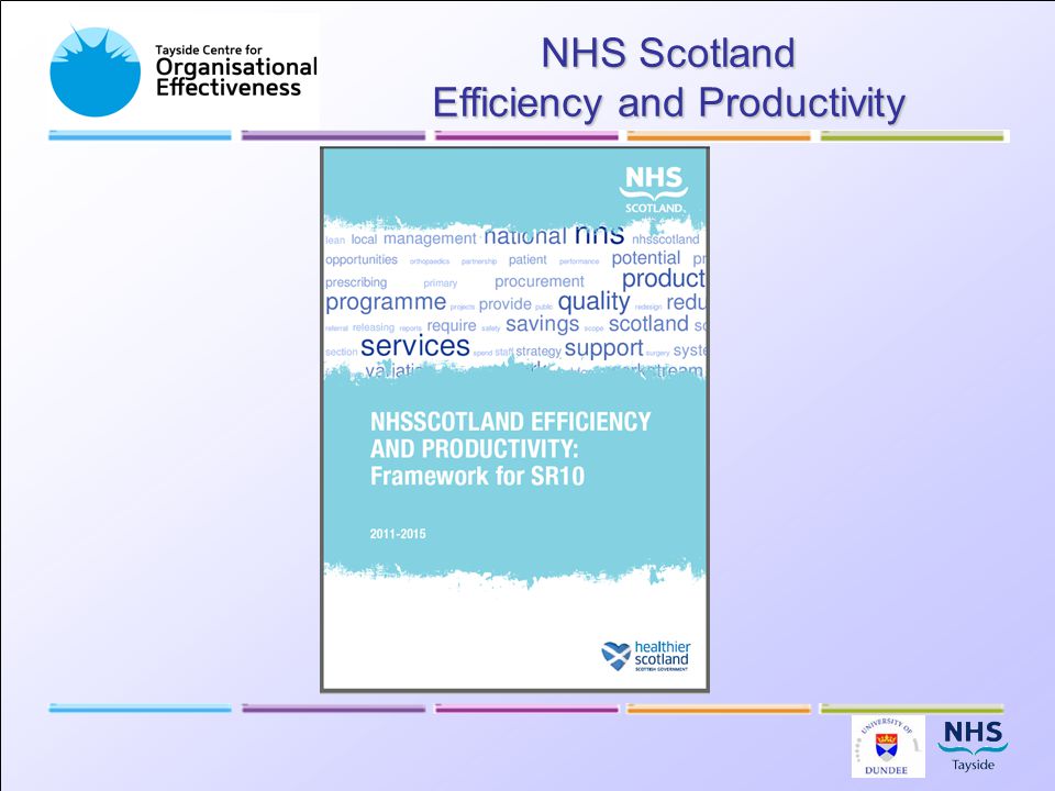 NHS Scotland Efficiency and Productivity