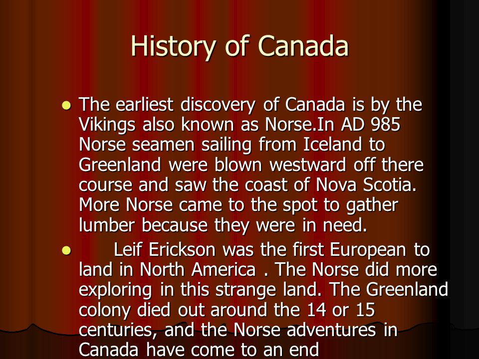 Canada By Brendan Smyth and Korede Akindoju Facts About Canada ...