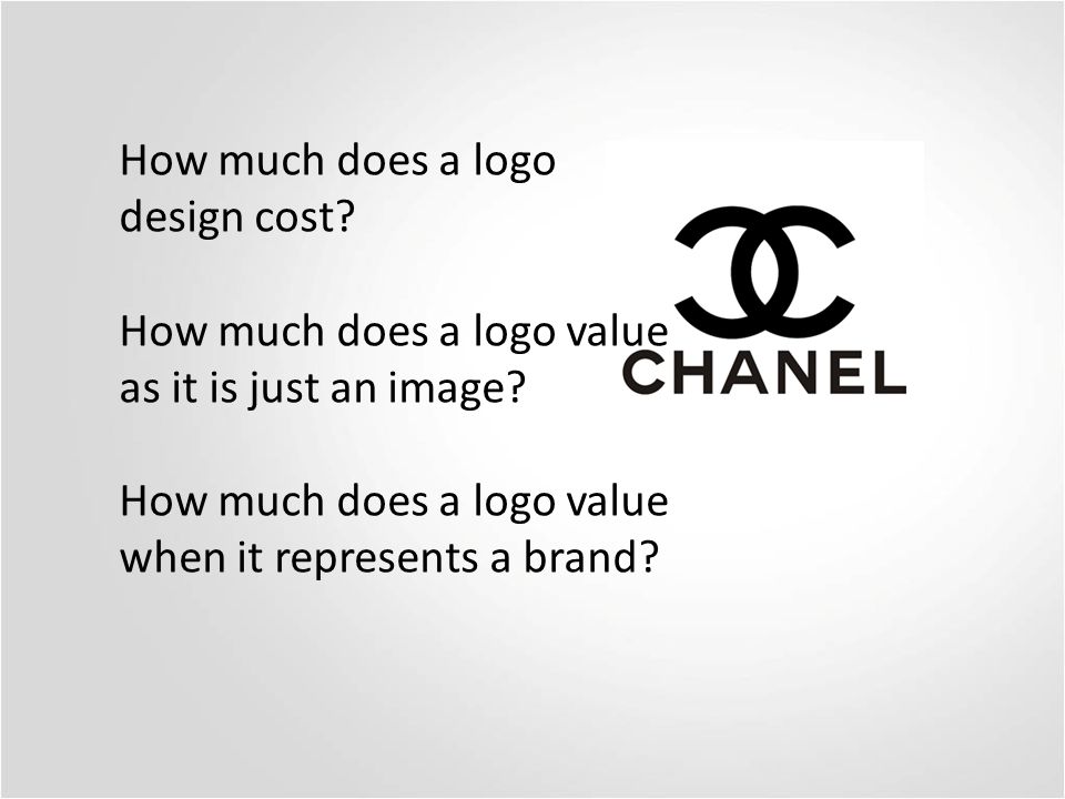 How much does a logo design cost. How much does a logo value as it is just an image.