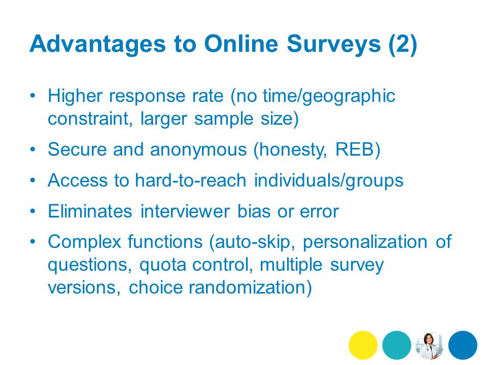 Online Survey Tools And Their Use In Public Health Vicky Ng Phd - 9 advantages