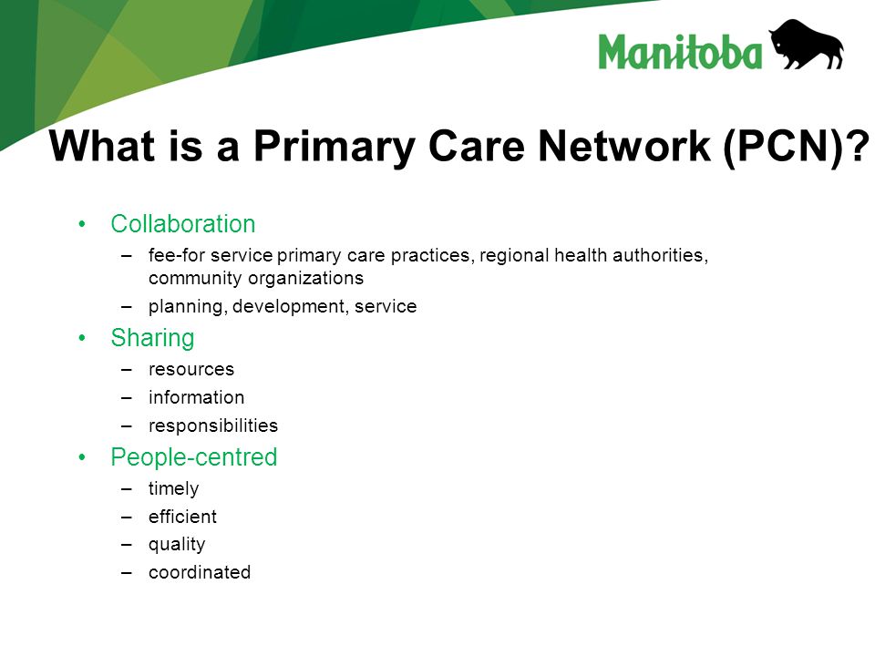 What is a Primary Care Network (PCN).