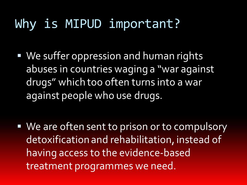 Why is MIPUD important.