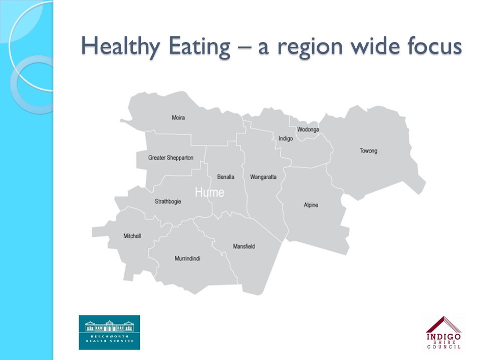 Healthy Eating – a region wide focus