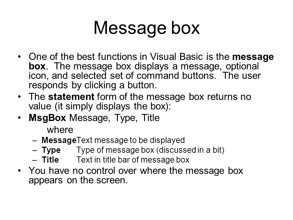 Reply Box Functionalities