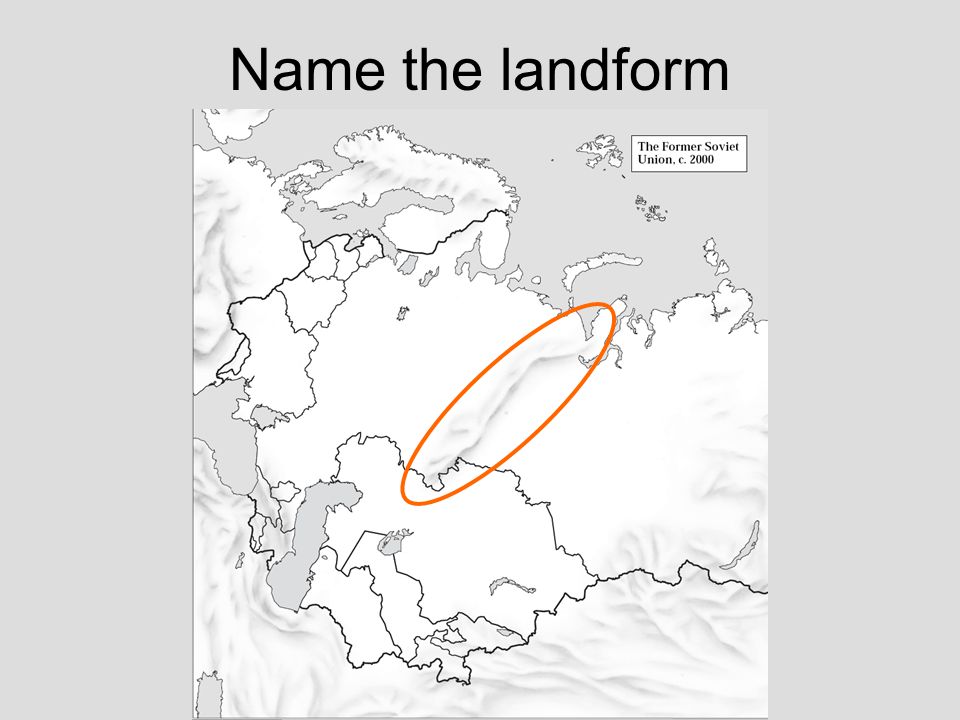 Name the landform
