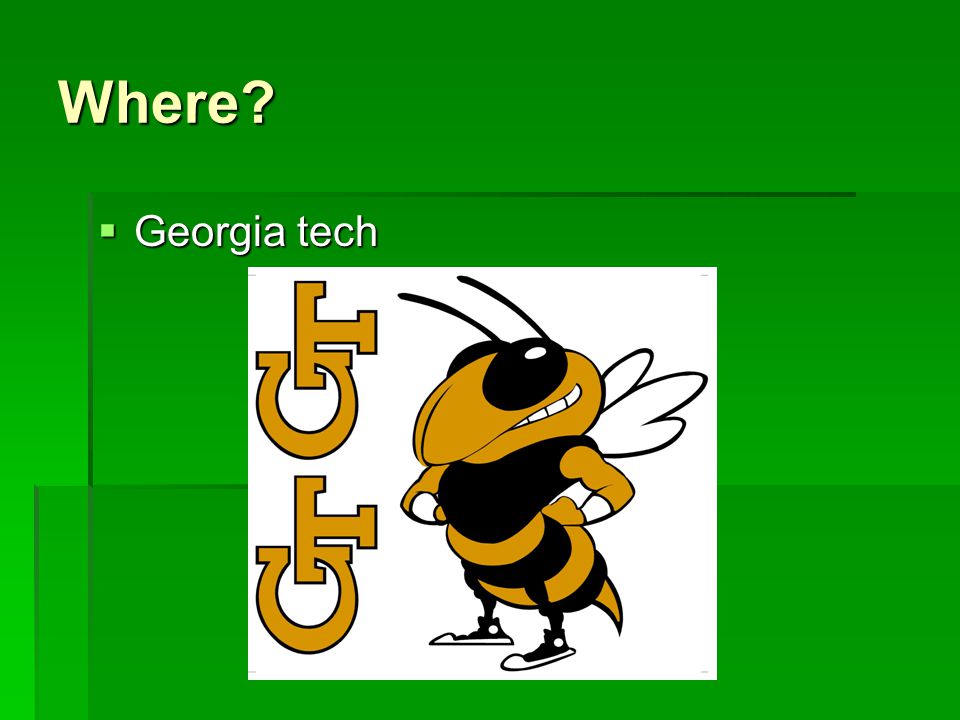 Where  Georgia tech