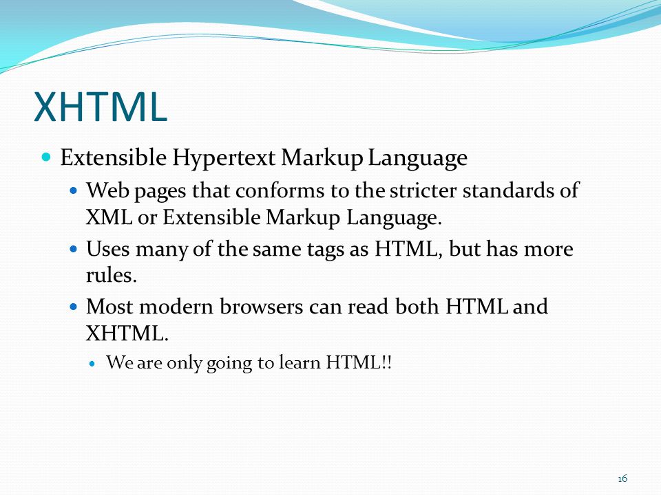 HTML Versions Most recent version of HTML is 4.01 Includes more than 90 different HTML tags Very important because it allows developers to apply more precise formatting to Web pages.