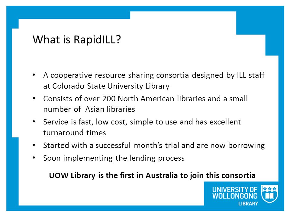 What is RapidILL.