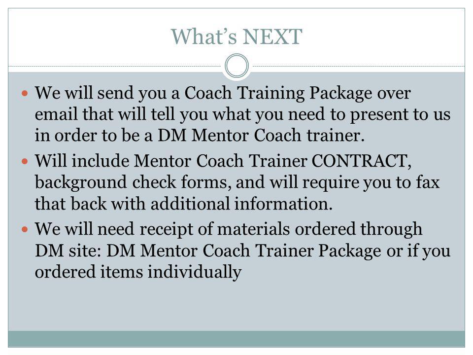 CLASS 1 SERVE HIM ONLY DM Mentor Coach Trainer Course. - ppt download