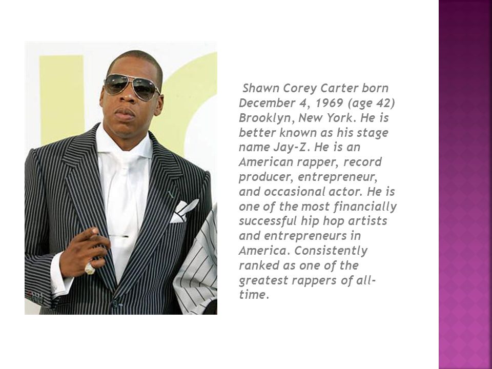 American Rapper Shawn Corey Carter Jay-Z Jacket