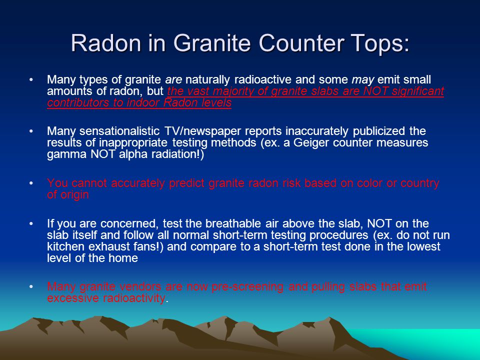 Radon As A Consideration In Virginia Real Estate Transactions