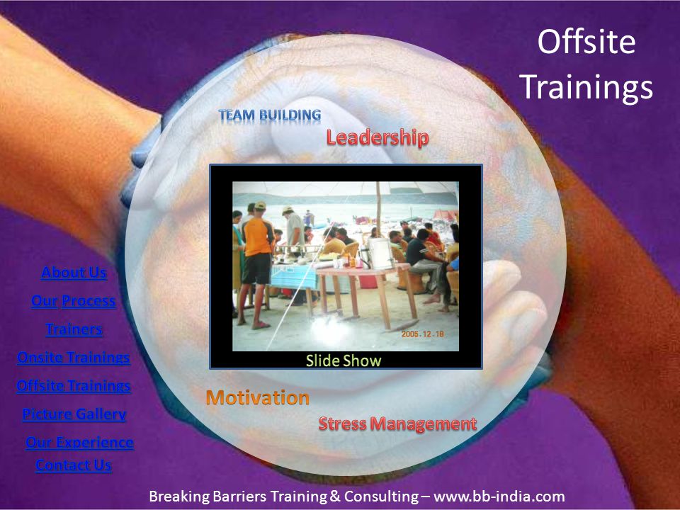 Offsite Trainings Breaking Barriers Training & Consulting –