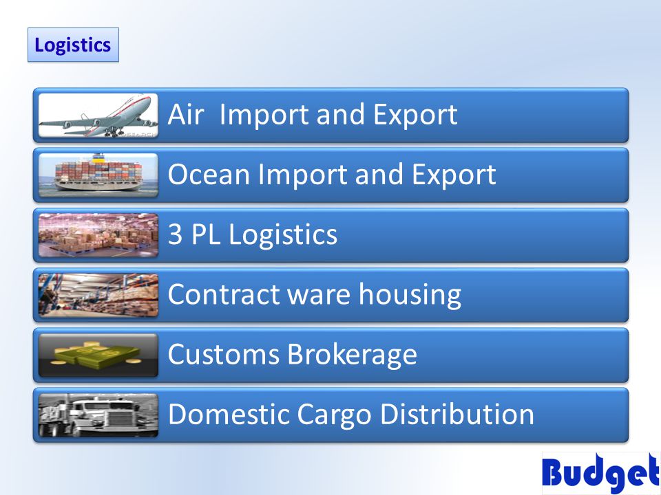 Air Import and Export Ocean Import and Export 3 PL Logistics Contract ware housing Customs Brokerage Domestic Cargo Distribution Logistics