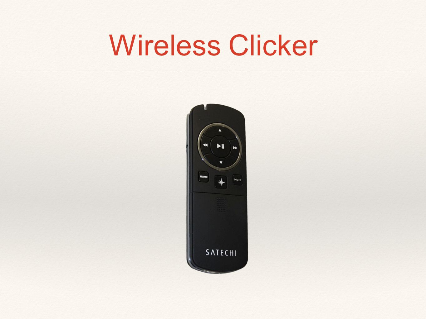 Wireless Clicker