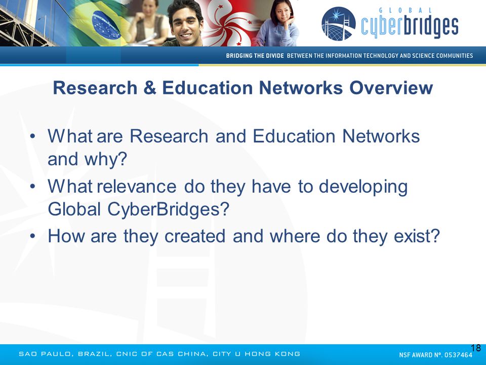 Research & Education Networks Overview What are Research and Education Networks and why.