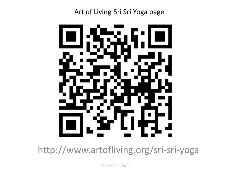 Art of Living Sri Sri Yoga page