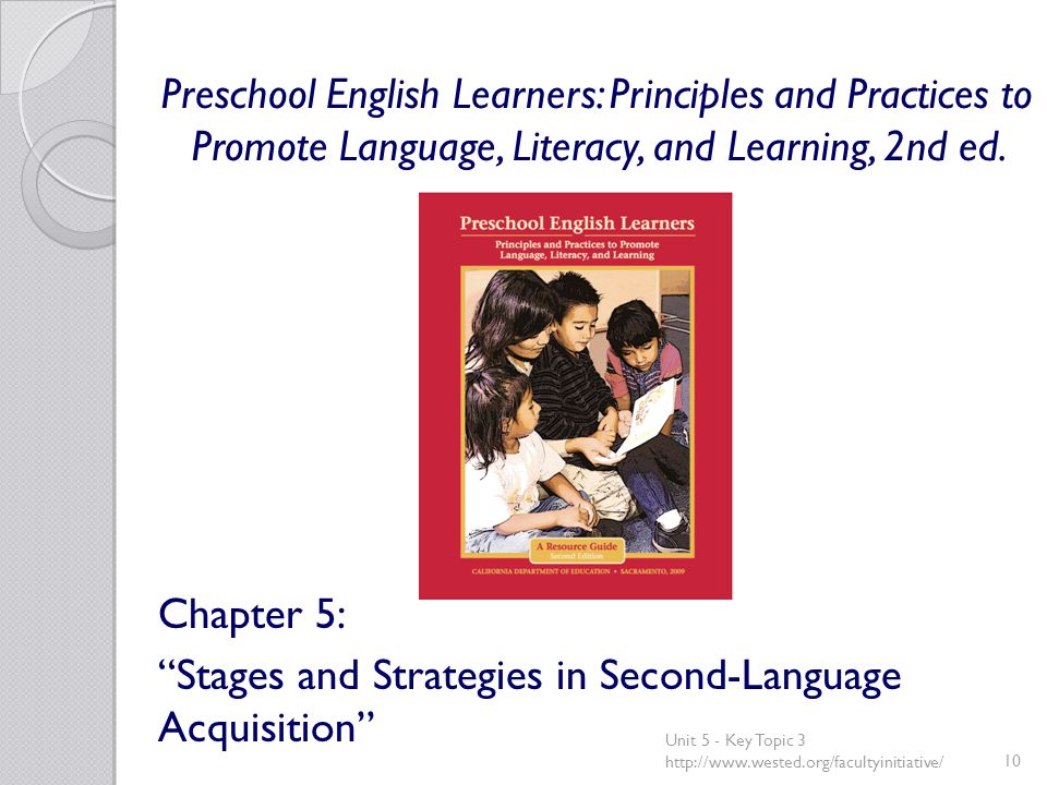 Preschool English Learners: Principles and Practices to Promote Language, Literacy, and Learning, 2nd ed.
