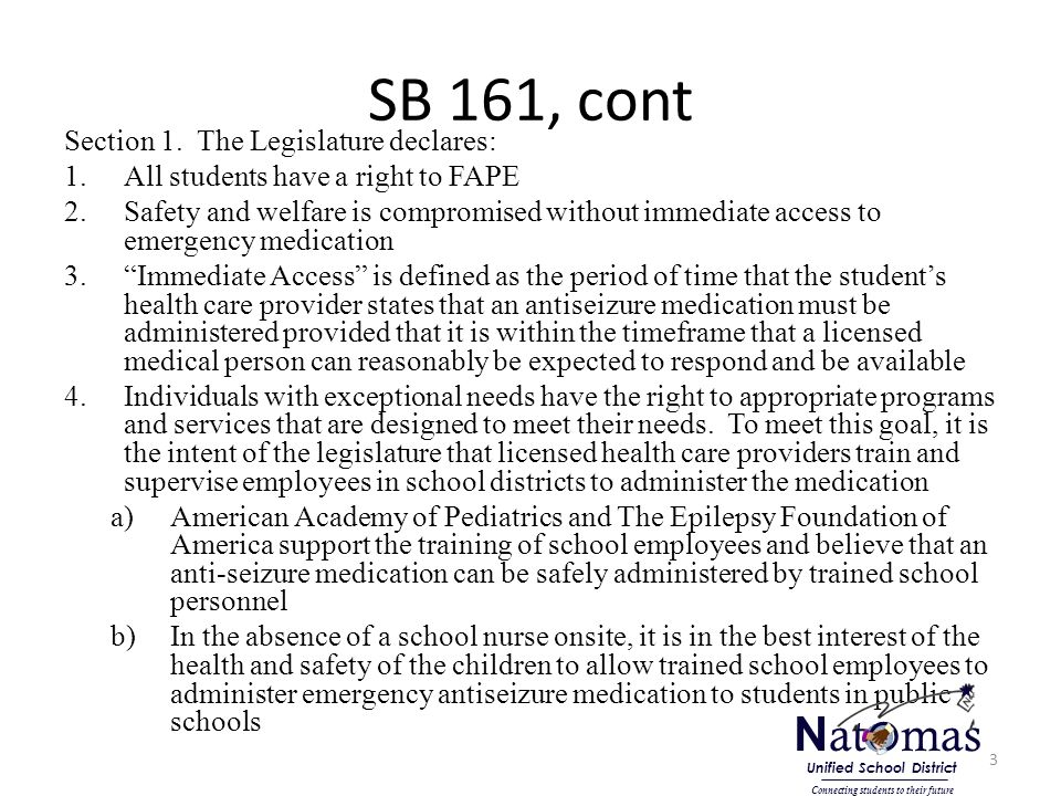 SB 161, cont Section 1.