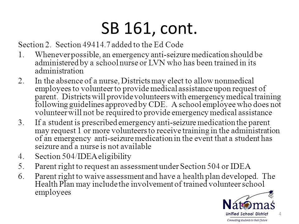 SB 161, cont. Section 2.