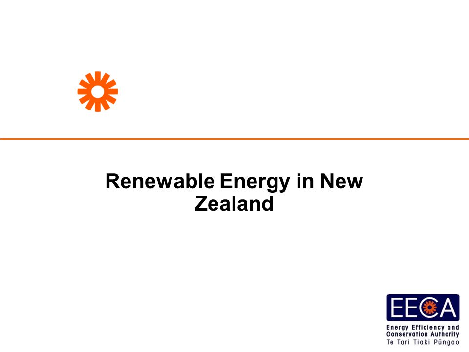 Renewable Energy in New Zealand